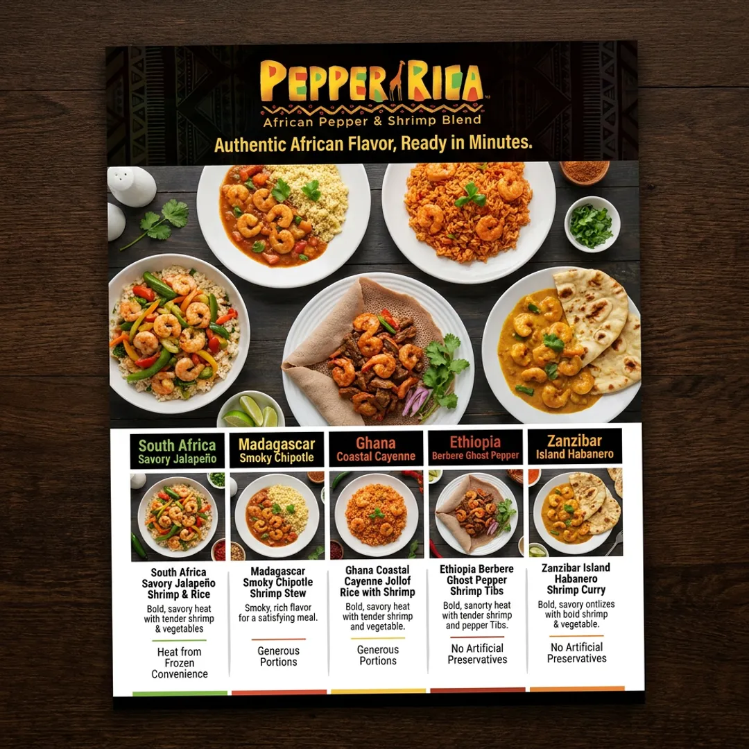 Frozen Food Brochure Design for CPG Brands