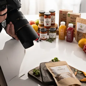 Food Photography Site for CPG and Food Brands