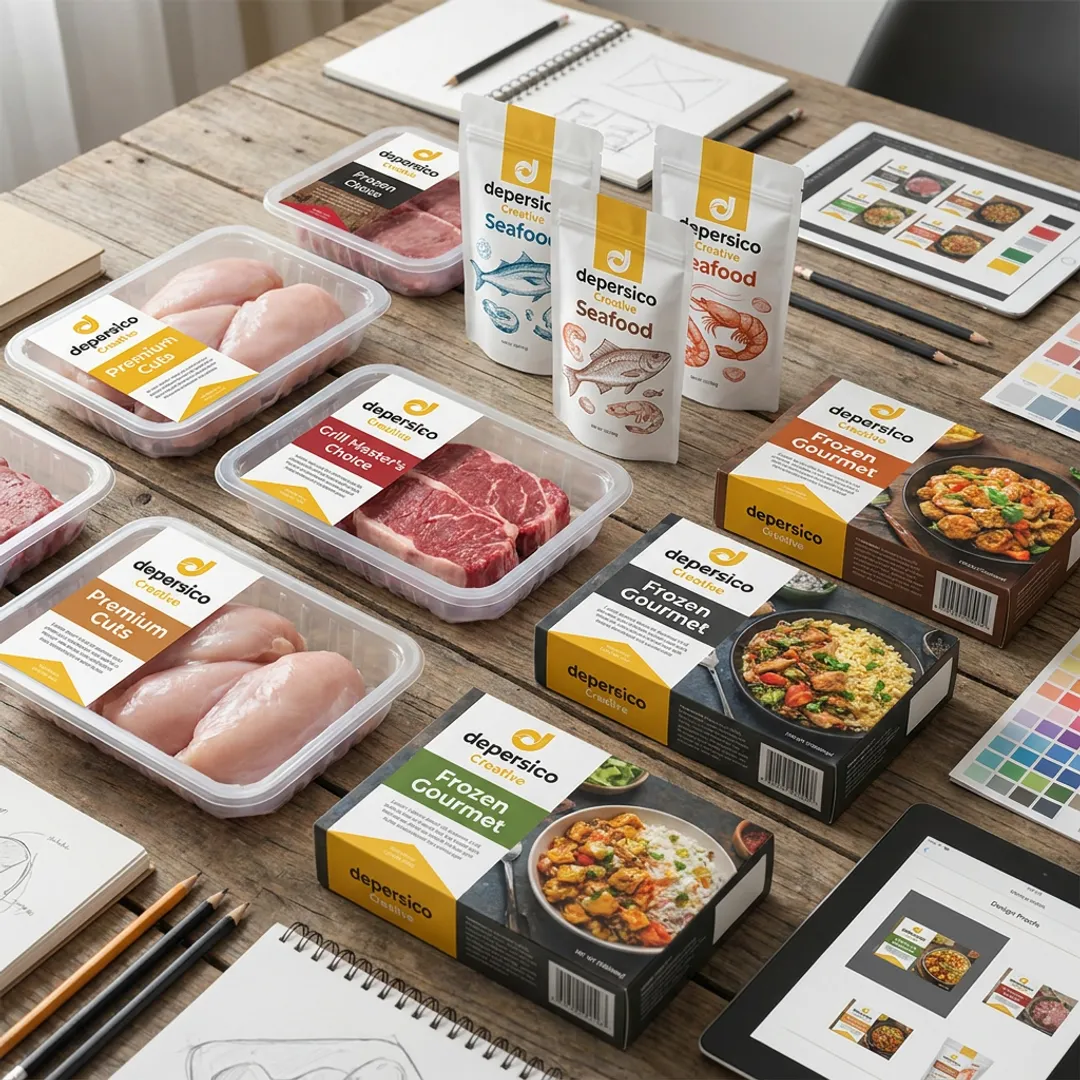 Non Veg Food Logo Designs for CPG Food Brands