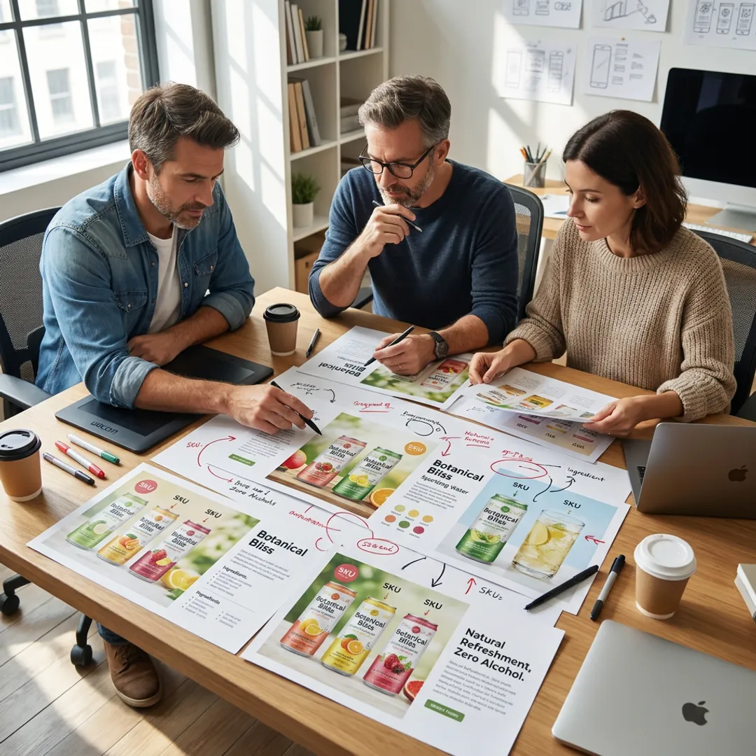 Food brochure design review