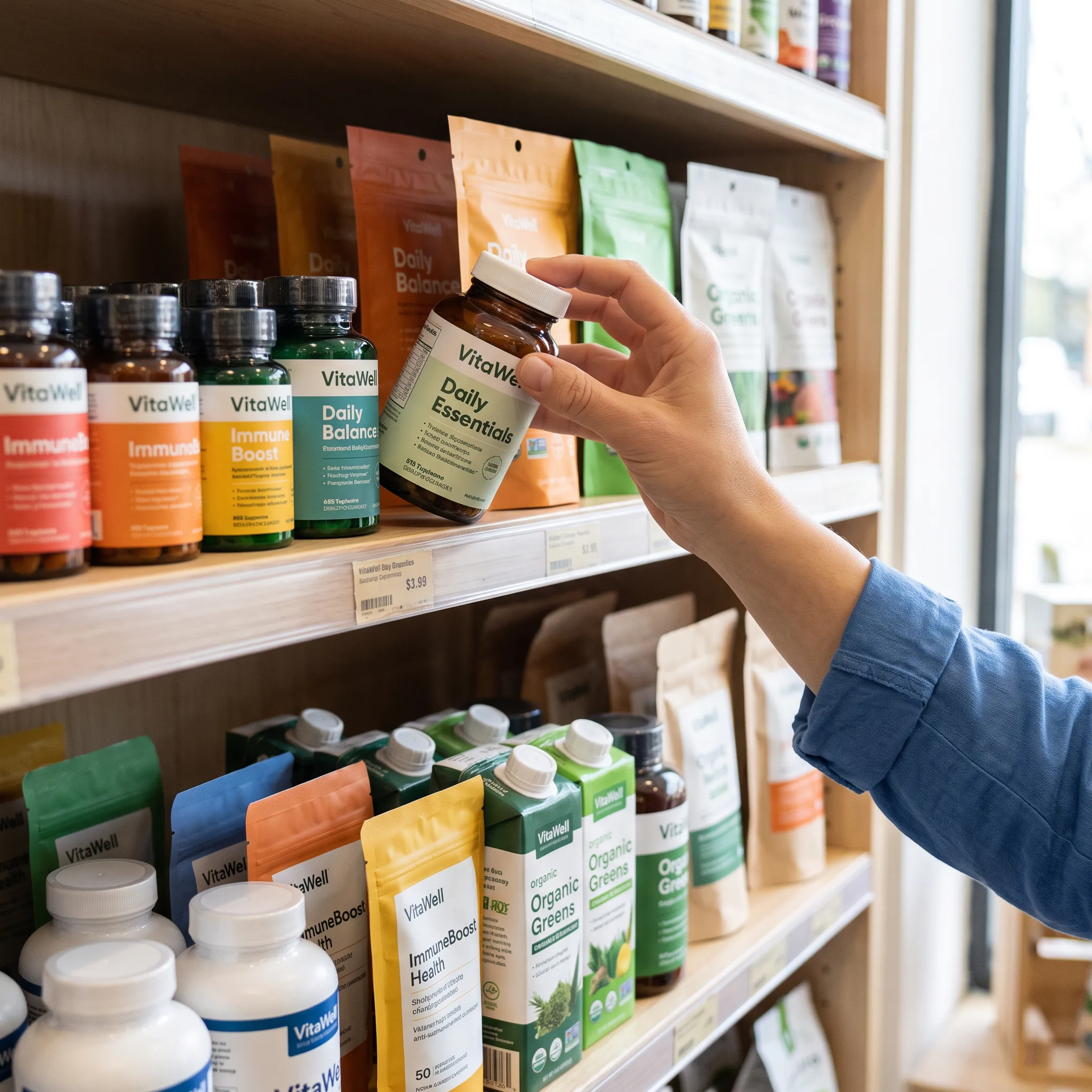 Food Supplement Logo Designs for CPG Brands