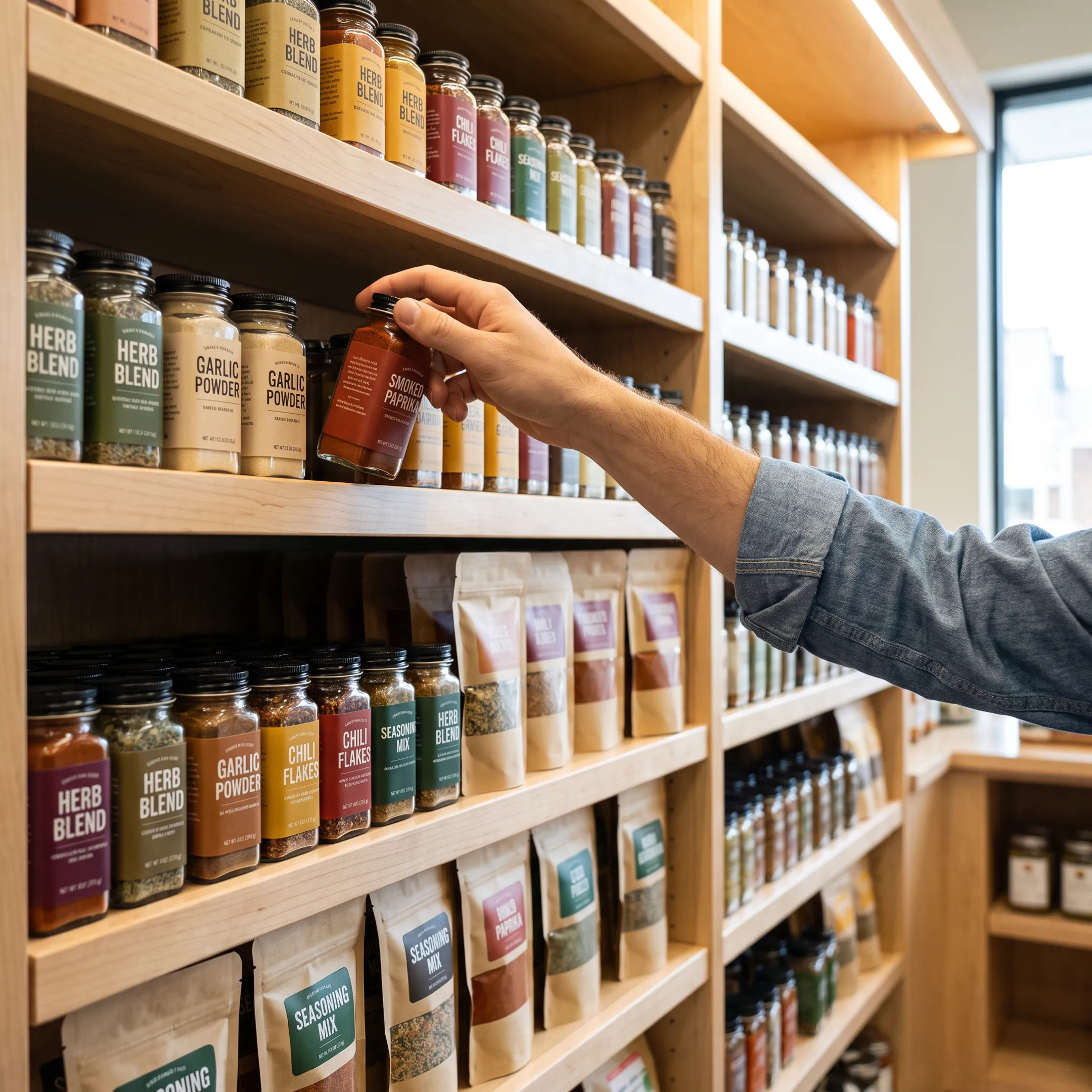 Spices Design Ideas for Food Brand Packaging