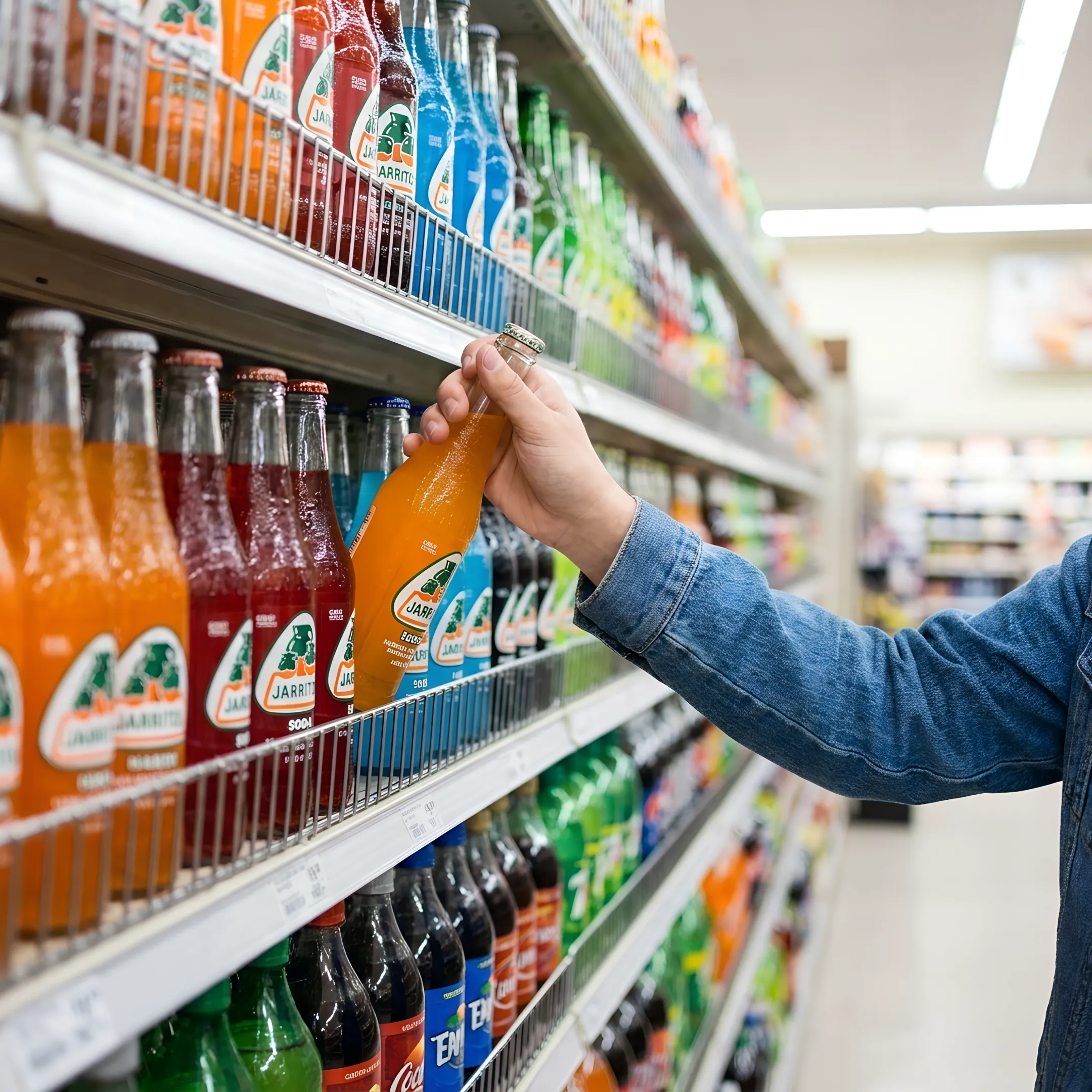 Designer reviewing soda label dielines