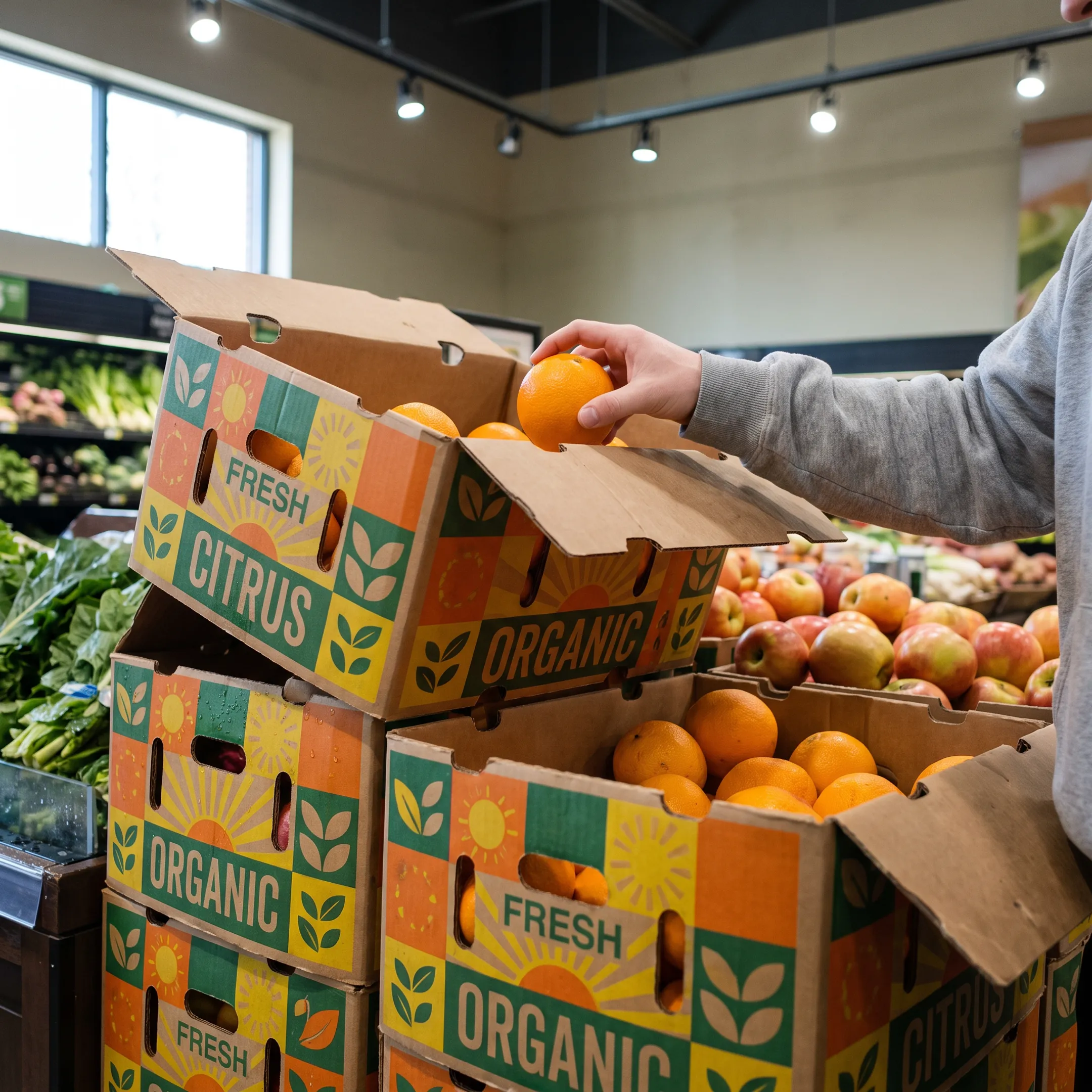 Corrugated Fruit Box Design & Templates