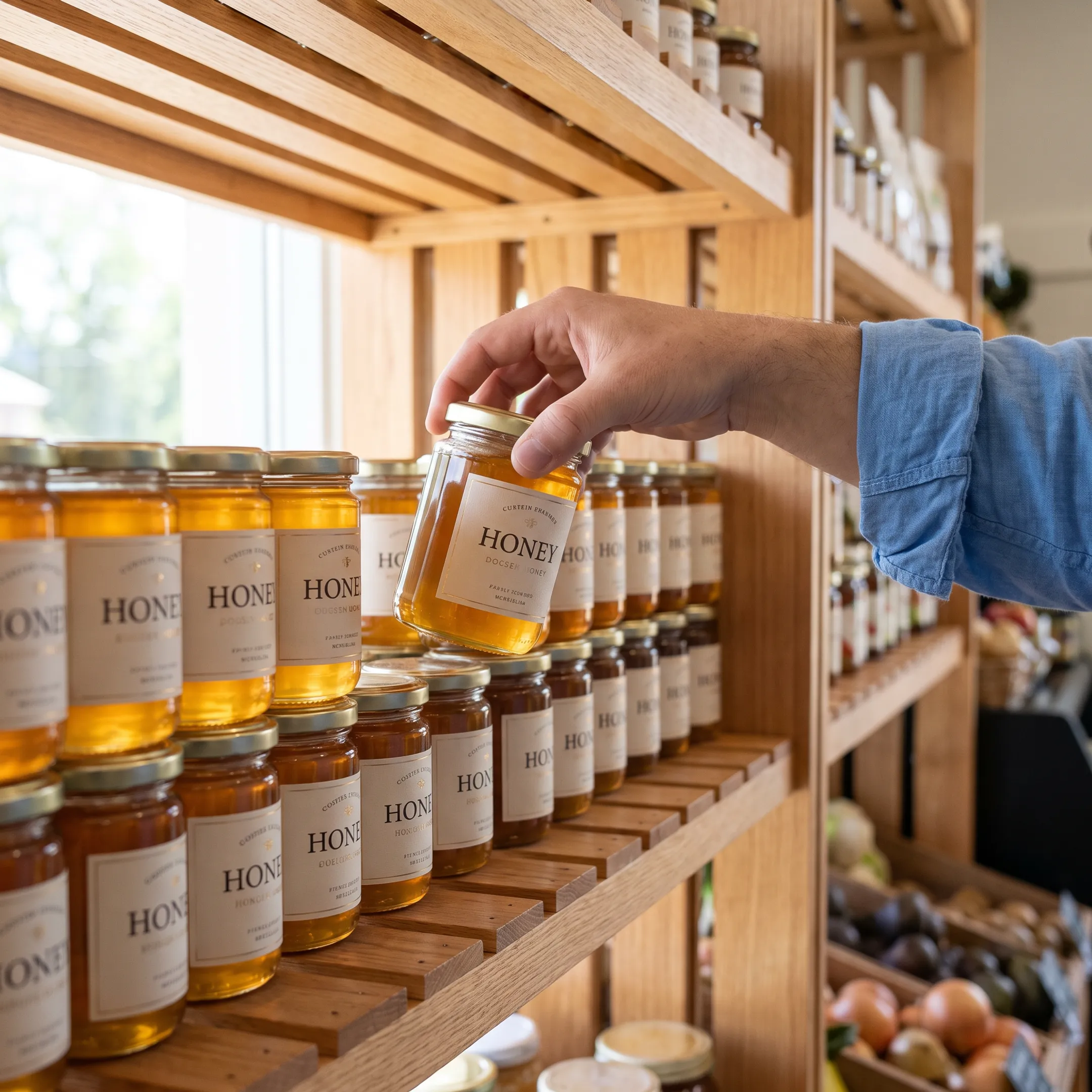 Custom Honey Jar Labels — Elegant & Unique Designs