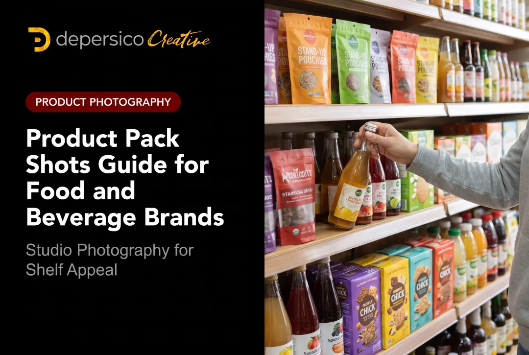 Product Pack Shots Guide for Food and Beverage Brands
