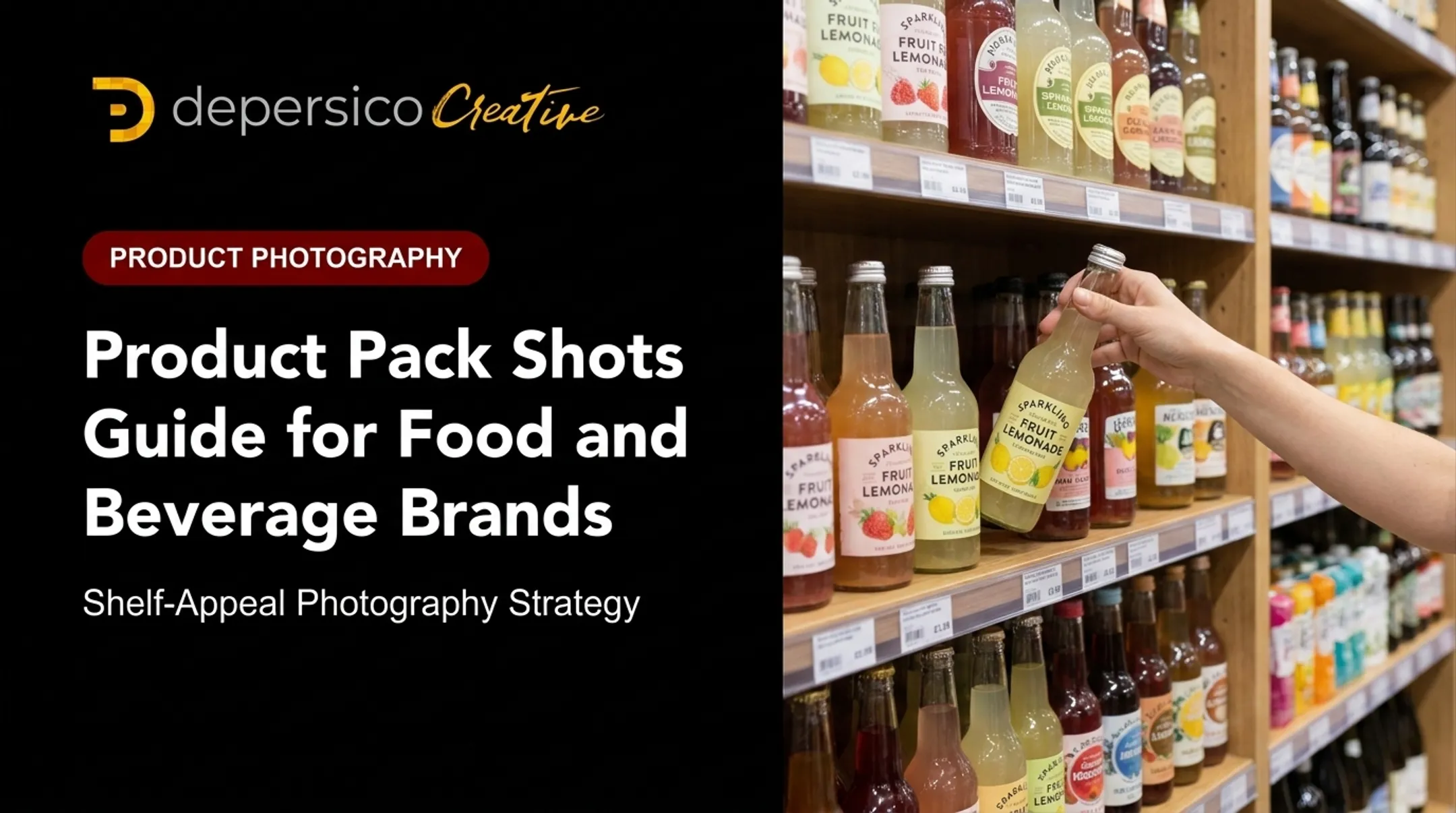 Product Pack Shots Guide for Food and Beverage Brands