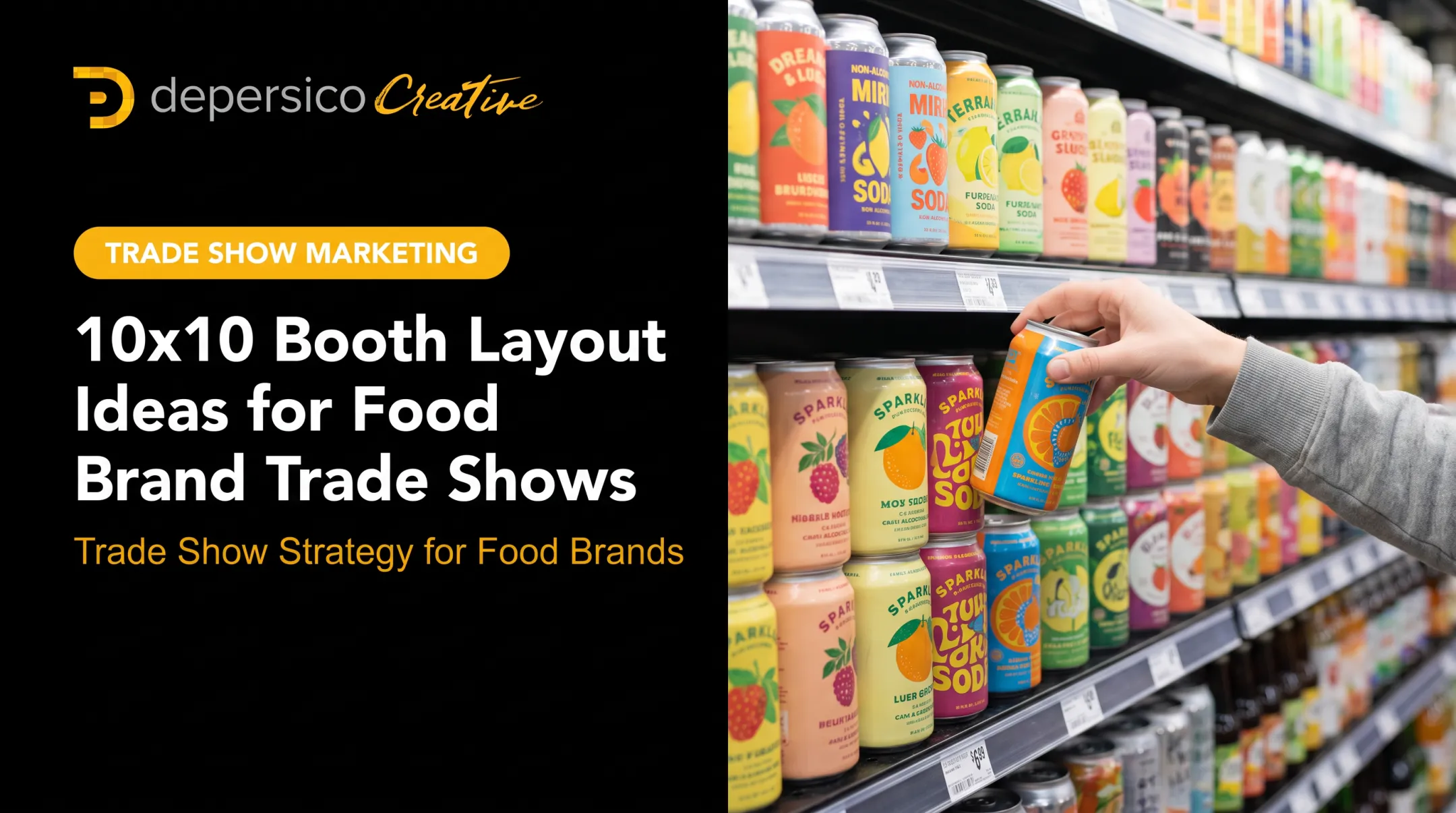 10x10 Booth Layout Ideas for Food Brand Trade Shows