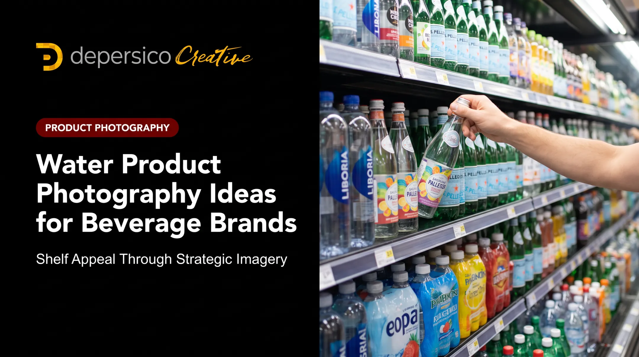 Water Product Photography Ideas for Beverage Brands