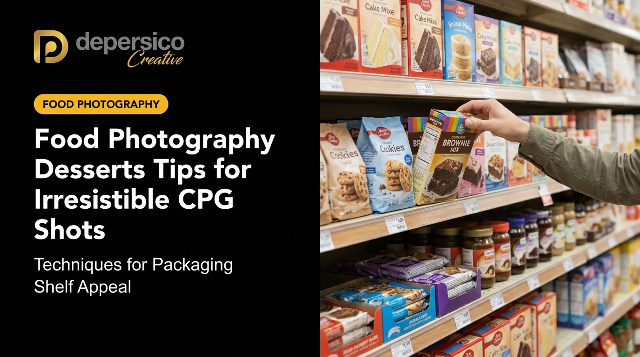 Food Photography Desserts Tips for Irresistible CPG Shots