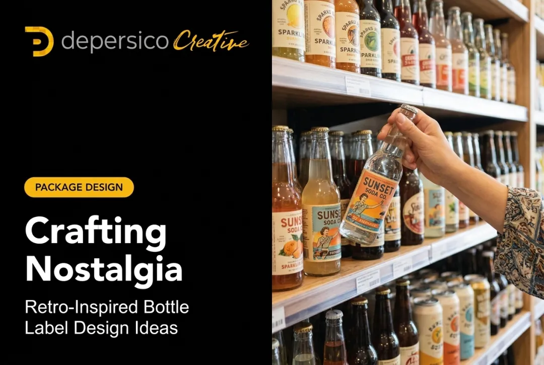 Crafting Nostalgia: Retro-Inspired Bottle Label Design Ideas