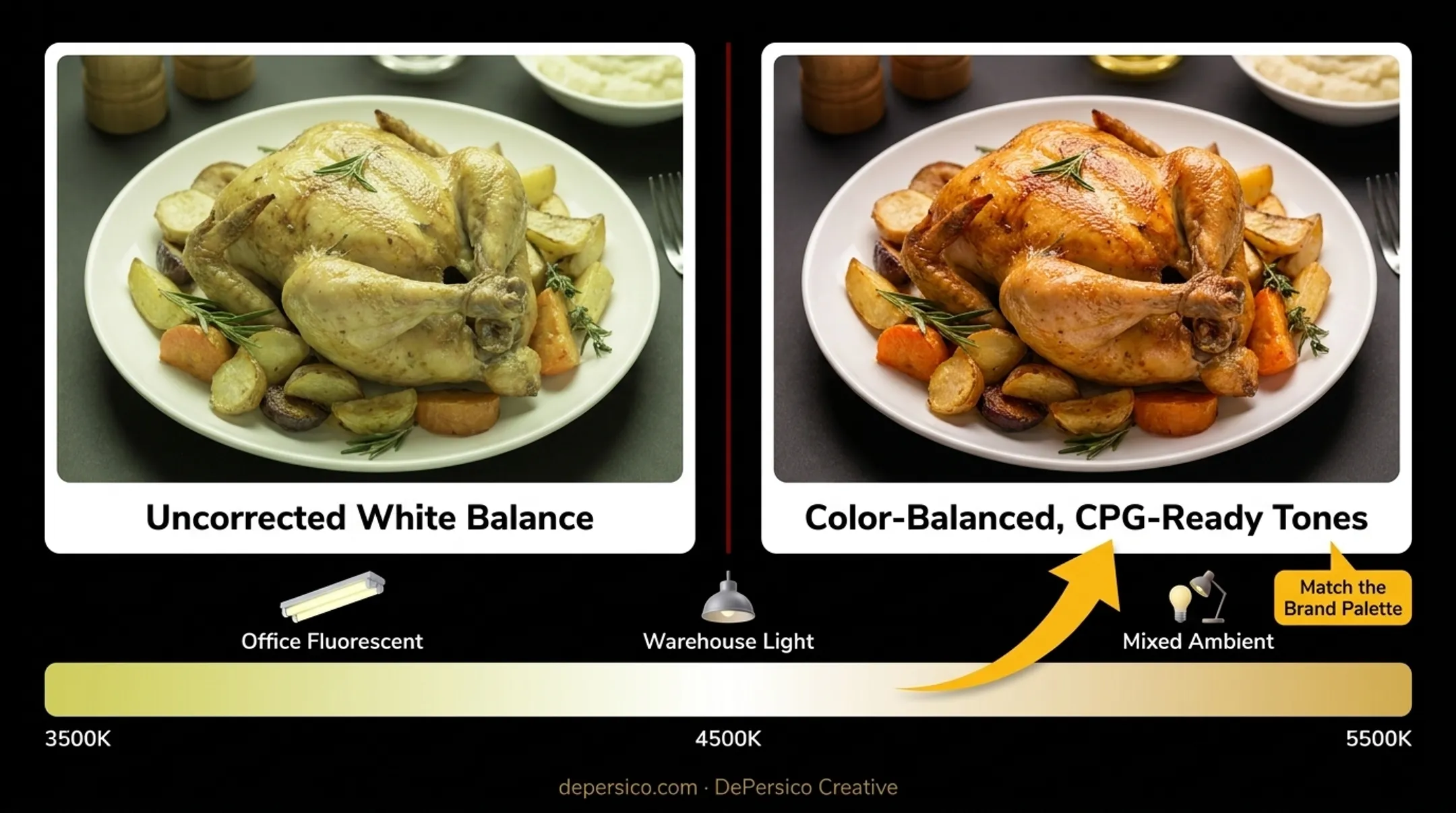 Professional food photography studio lighting setup with softboxes and product on set