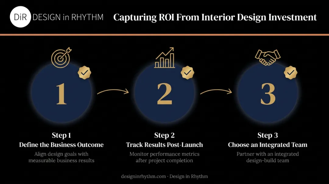 Three-step process to maximize interior design investment returns