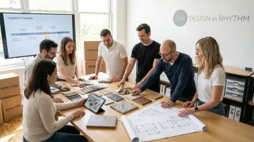 Design in Rhythm team managing integrated design procurement and installation process