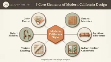 Six defining elements of Modern California interior design style