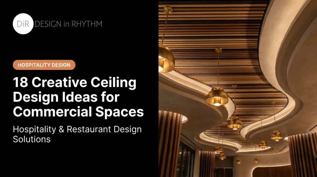 18 Creative Ceiling Design Ideas for Commercial Spaces