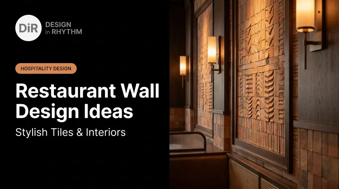 Restaurant Wall Design Ideas: Stylish Tiles & Interiors