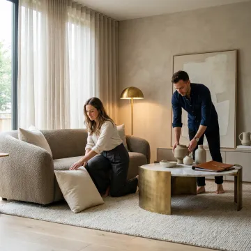 Elegant custom interior decor design and installation