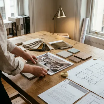 Luxury interior design and construction planning
