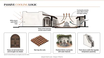 Mediterranean Spanish Revival home with red clay tile roof and stucco walls
