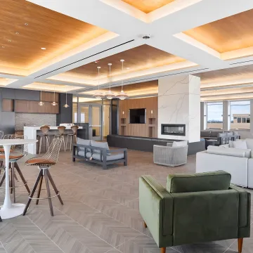 3D floor plan rendering on a designer workspace