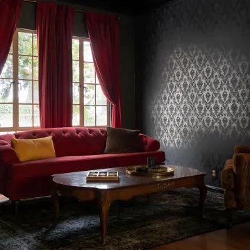 Boutique hotel lobby designed with custom furniture
