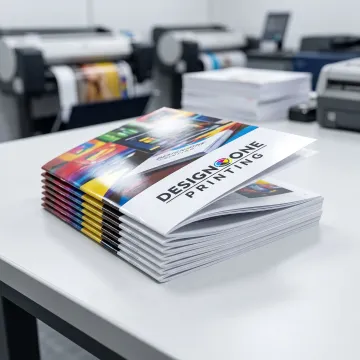 Professionally printed saddle stitch booklets