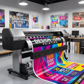 Large format commercial printing display in Las Vegas
