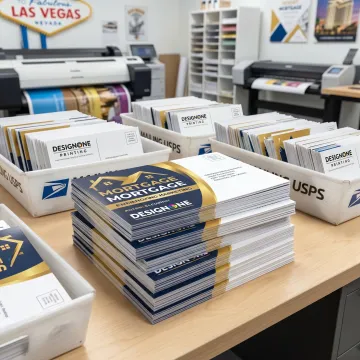 Mortgage direct mail marketing materials in Las Vegas