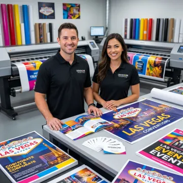 Printed marketing materials and event graphics in Las Vegas