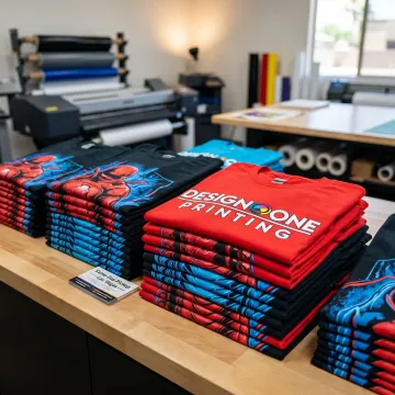 Custom printed T-shirts for a Las Vegas event