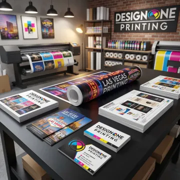 Custom business printing materials for a Las Vegas small business