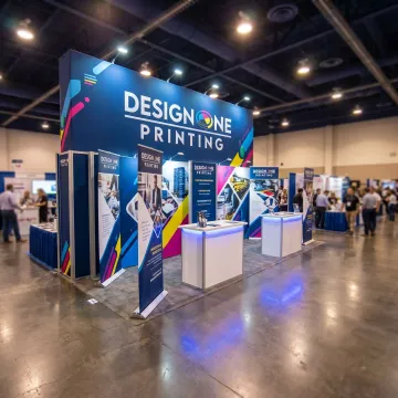 Trade show large format printing display in Las Vegas