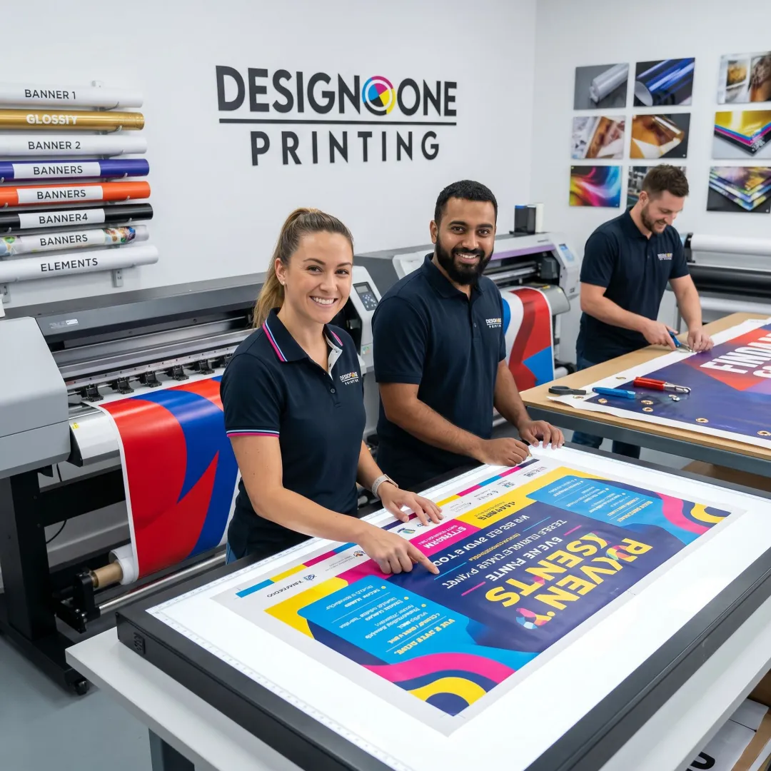 Event signage printing workflow