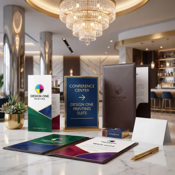 Hotel printing materials and signage in Las Vegas