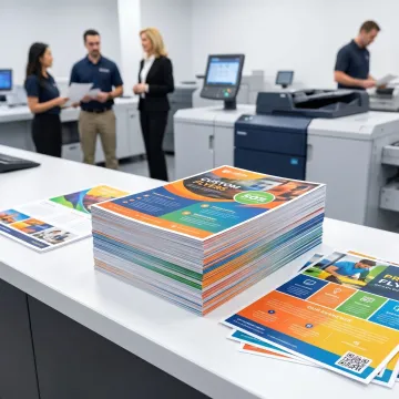 Custom rush flyer printing samples