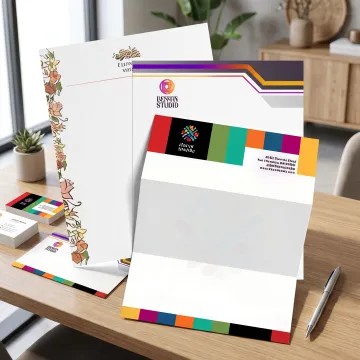 Custom business letterhead printing samples