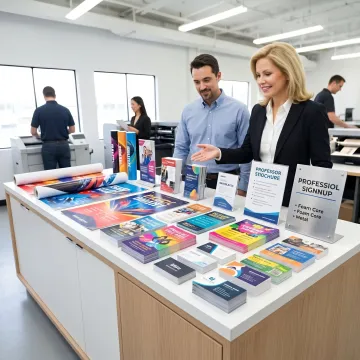 Same-day printing materials ready for pickup