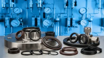HNBR elastomer seals and O-rings used in high-temperature industrial applications