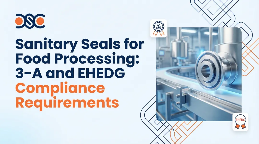 Cover image for Sanitary Seals for Food Processing: 3-A and EHEDG Compliance Requirements