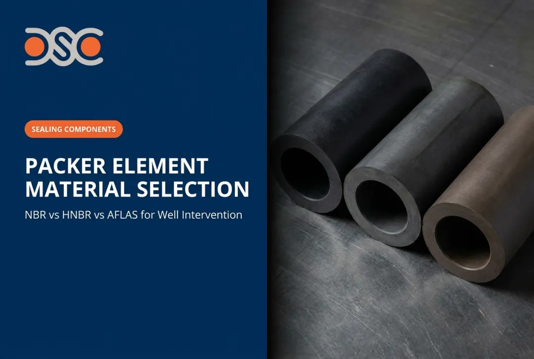 Packer Element Material Selection: NBR vs HNBR vs AFLAS for Well Intervention