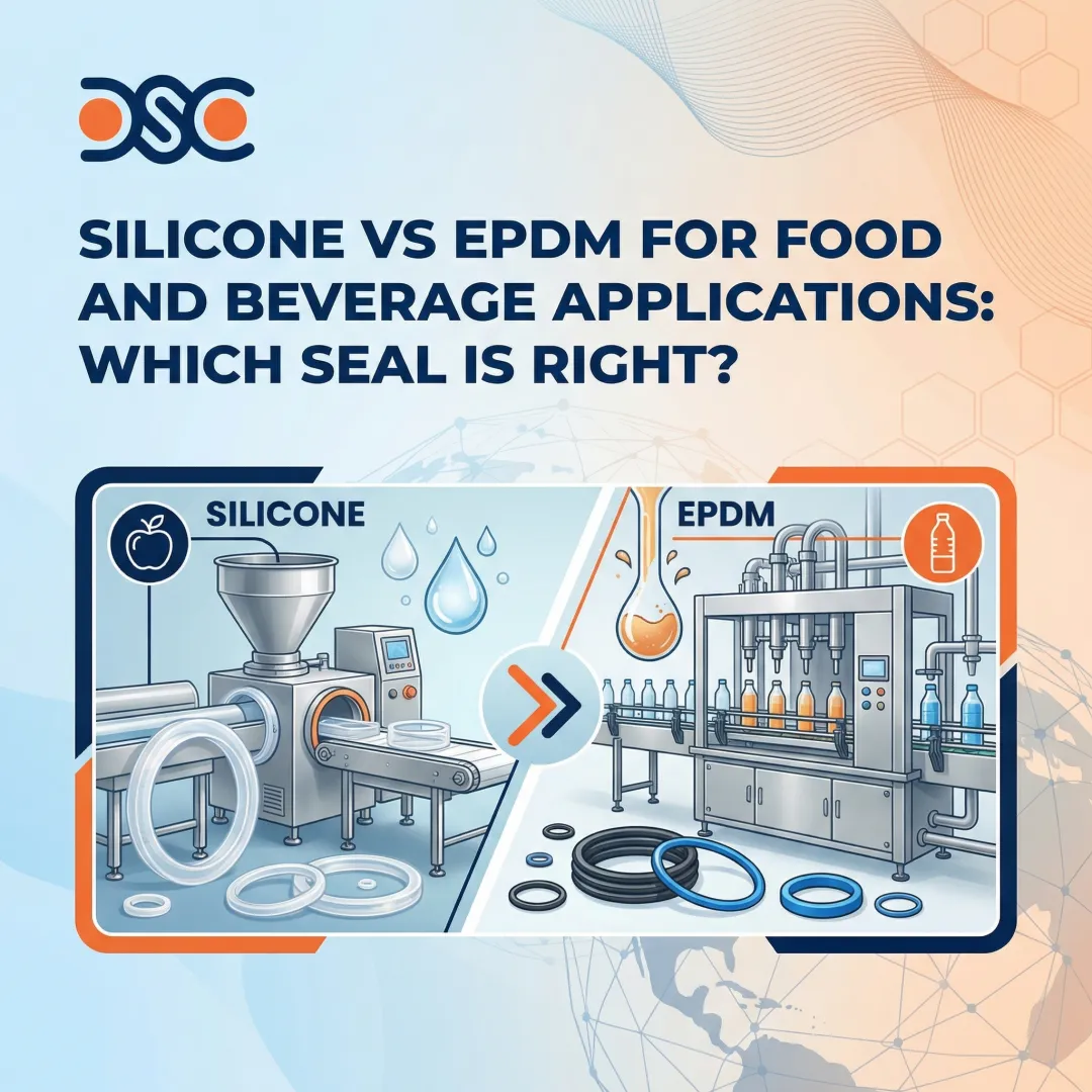 Silicone vs EPDM for Food and Beverage Applications: Which Seal is Right?