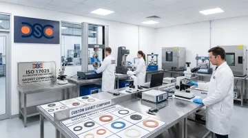 DSC ISO 17025 accredited laboratory with compound testing and material validation equipment