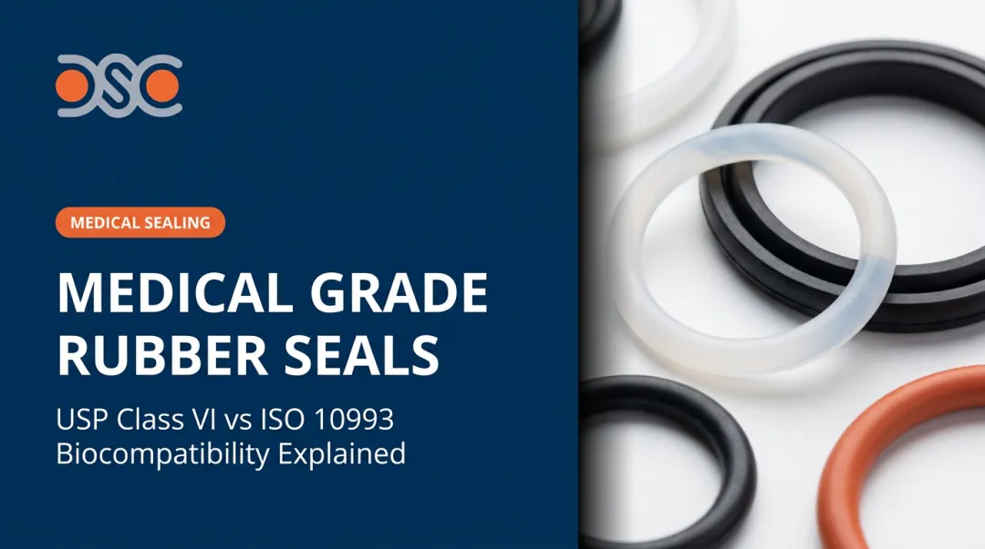 Medical Grade Rubber Seals: USP Class VI vs ISO 10993 Biocompatibility Explained