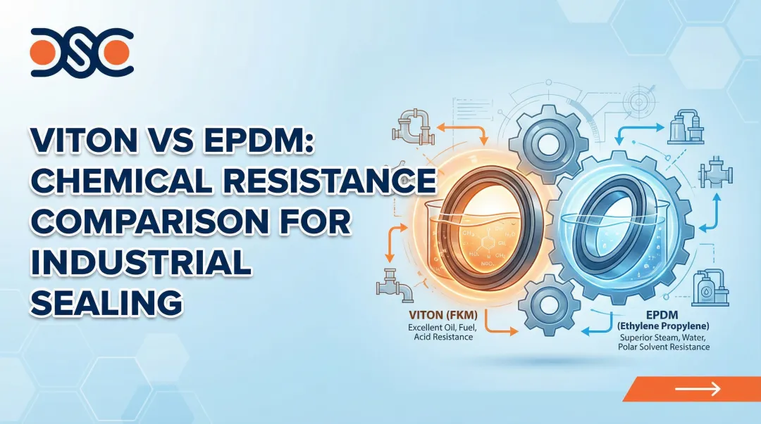 Cover image for Viton vs EPDM: Chemical Resistance Comparison for Industrial Sealing