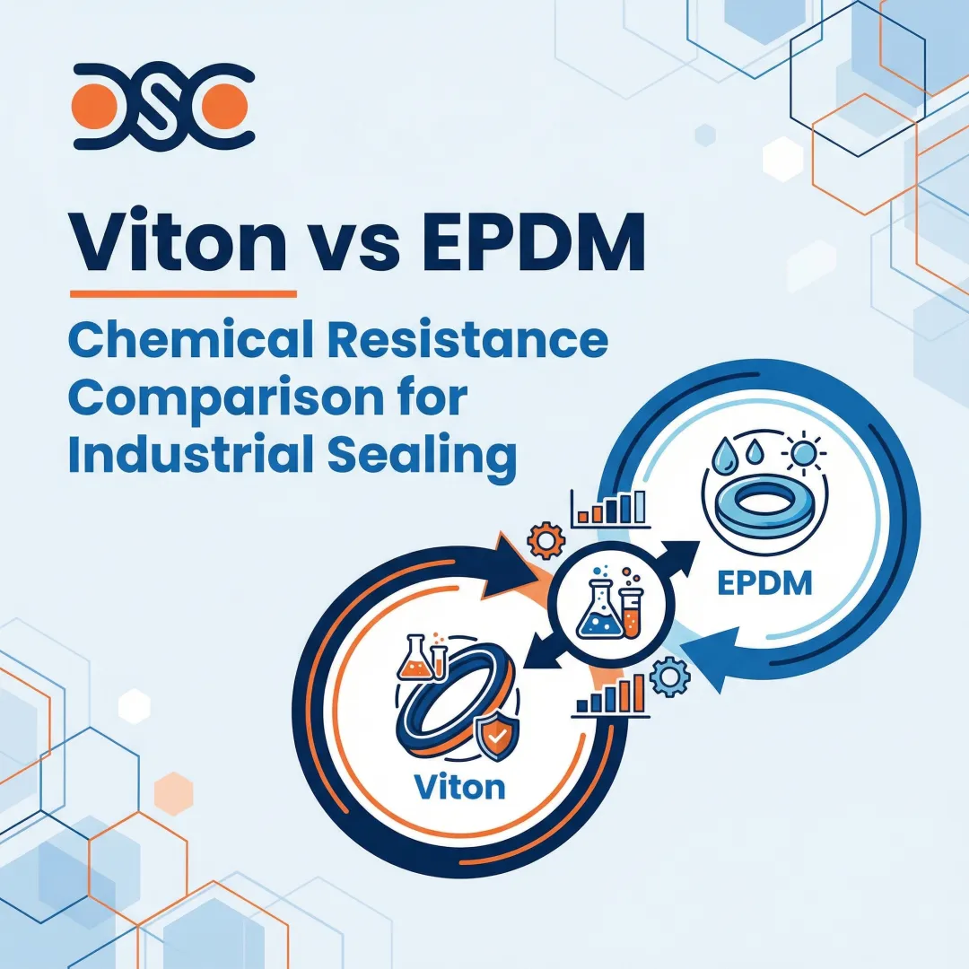 Viton vs EPDM: Chemical Resistance Comparison for Industrial Sealing