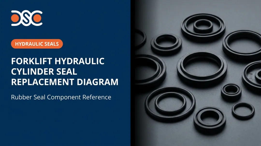 Forklift Hydraulic Cylinder Seal Replacement Diagram