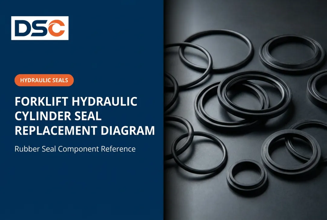 Forklift Hydraulic Cylinder Seal Replacement Diagram