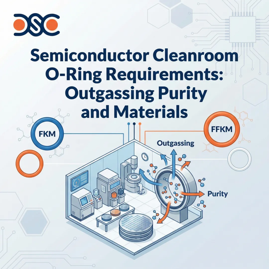 Semiconductor Cleanroom O-Ring Requirements: Outgassing Purity and Materials