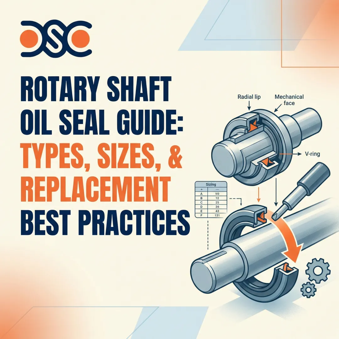 Rotary Shaft Oil Seal Guide: Types Sizes and Replacement Best Practices